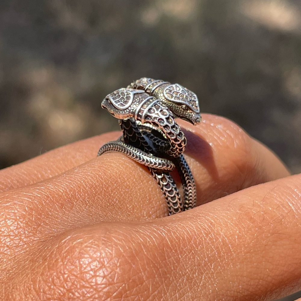 Gucci double serpent ring - Picture 7 of 11